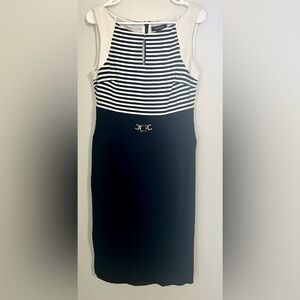 Chic & Versatile: White House Black Market Striped Sheath Dress - Size 8